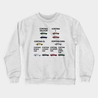 FORD CORTINA RANGE - brochure Crewneck Sweatshirt